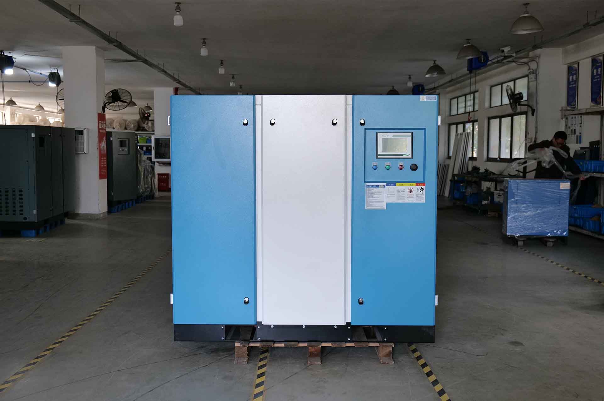 Waste heat recovery of oil-free machine