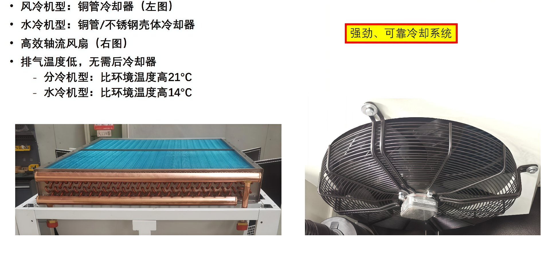 无油水润滑双螺杆空气压缩机